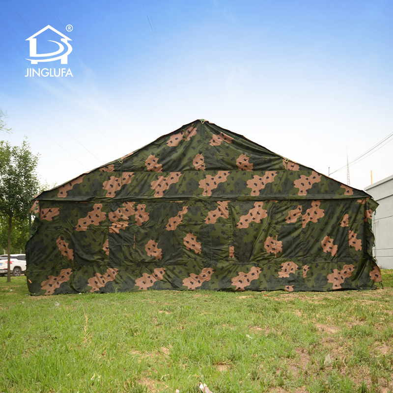 Tenda com armação de metal