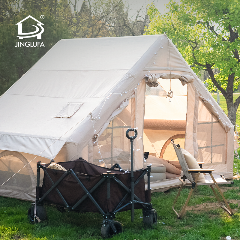 Barraca de ar inflável para camping