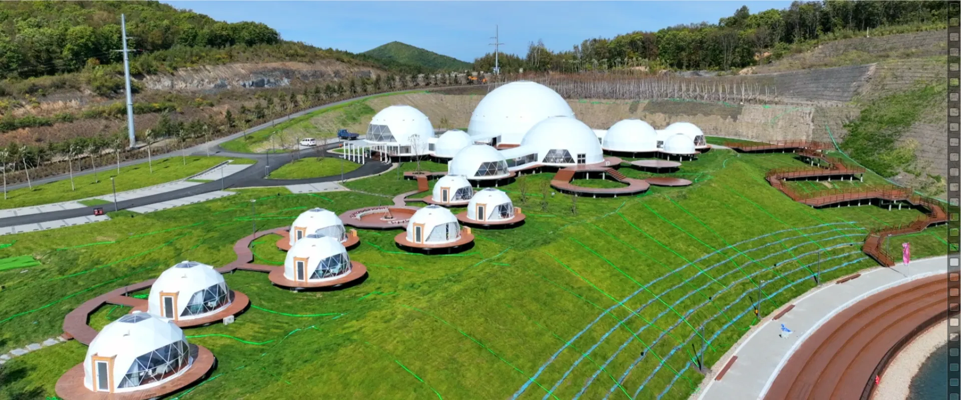 Acessórios de Tenda de Cúpula